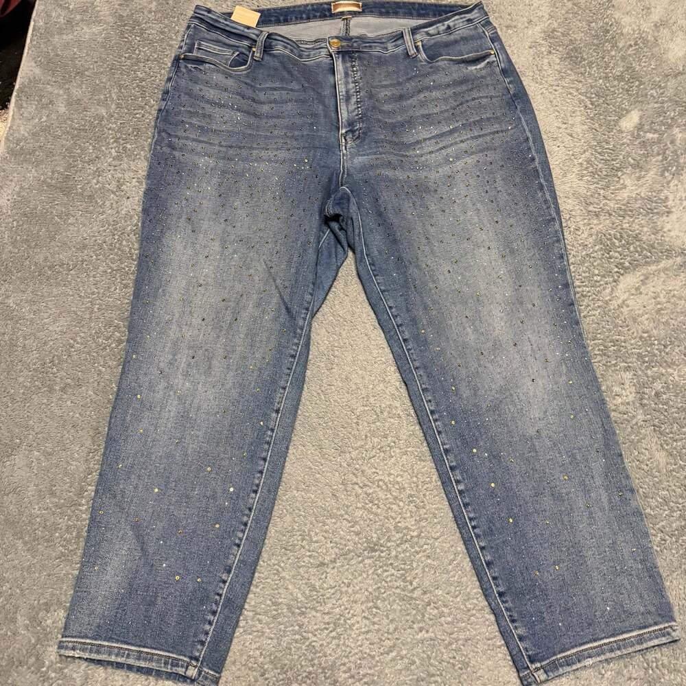 KUT From The Kloth Jeans Womens 20W Reese Fab Ab High Rise Ankle Straight